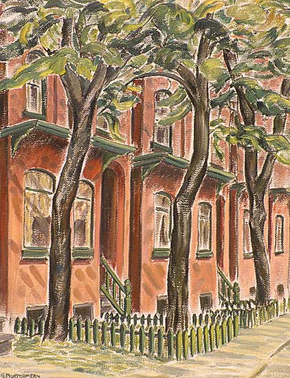 #232 ~ Montgomery - Untitled - House Fronts