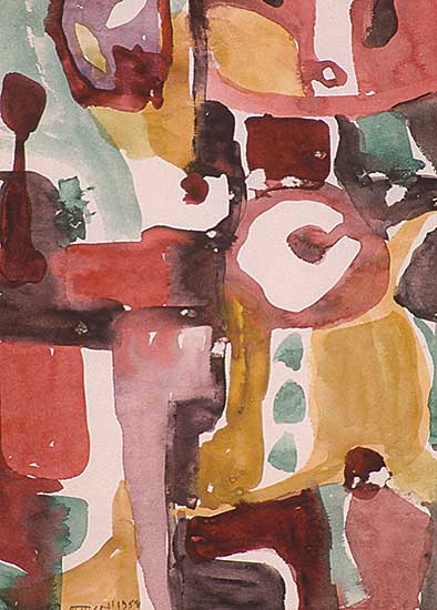#239 ~ Nicoll - Untitled - Abstract