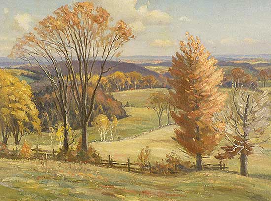 #248 ~ Panabaker - Untitled - Ontario Fall Scene