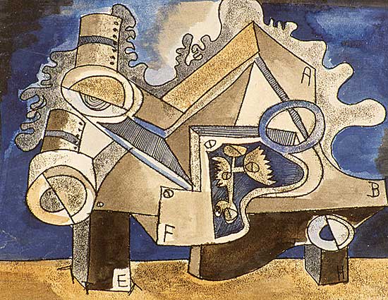 #293 ~ Spreitz - Untitled - Abstract Composition