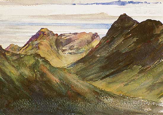 #302 ~ Uhthoff - Untitled - Mountain Scene