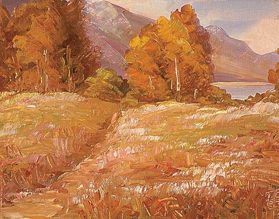 #426 ~ Garner - Untitled - Kootenay Lake Scene