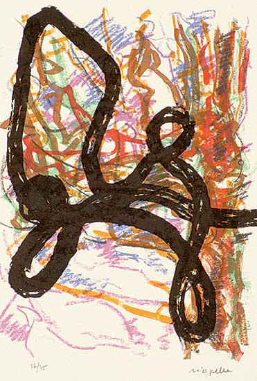 #470 ~ Riopelle - Untitled - Abstract Composition  #26/75