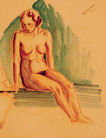 #471 ~ Robinson - Studio Sketch, Vancouver, B.C.