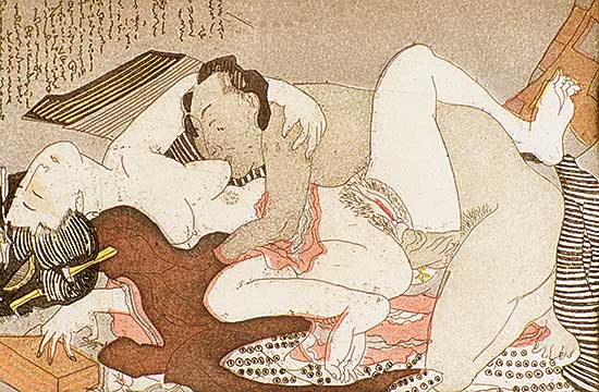 #476 ~ Sawai - Doll and Her Mate [After Hokusai]  #13/100