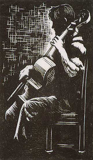 #486 ~ Shea - Untitled - Cellist  #8/25