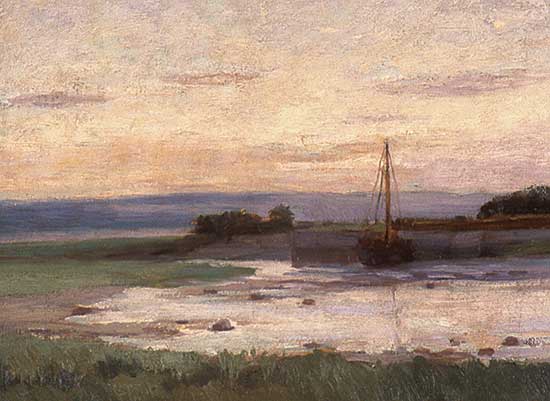 #54 ~ Cleland - Untitled - Late Afternoon, St. Lawrence River