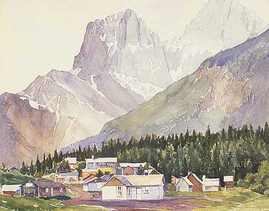#61 ~ Dichmont - Untitled - Mountain Village