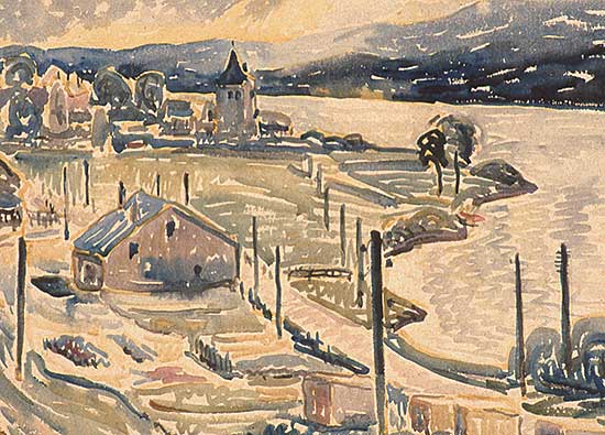 #69 ~ Flight - Village in the Jura Mountains