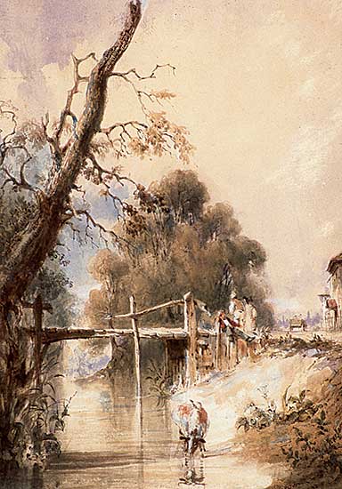 #93 ~ Hardwick - Untitled - The Bridge and Pool