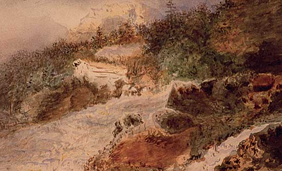 #107 ~ Jacobi - Untitled - Rapids with Mountains in the Distance