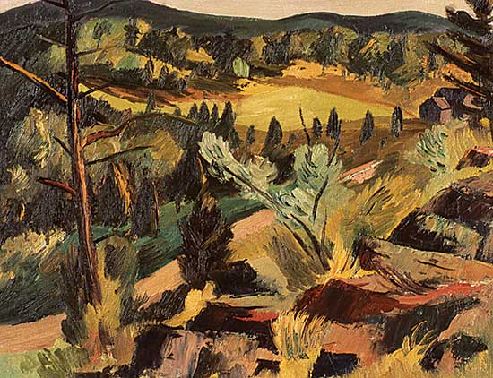 #214 ~ Masson - Untitled - Spring Landscape