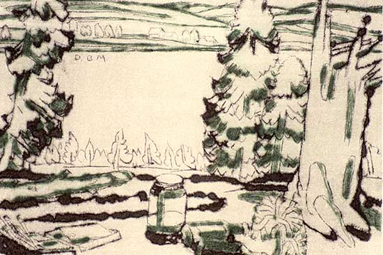 #222 ~ Milne - Painting Place / Hilltop