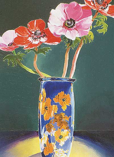 #232 ~ Nagy - Anemones in Antique