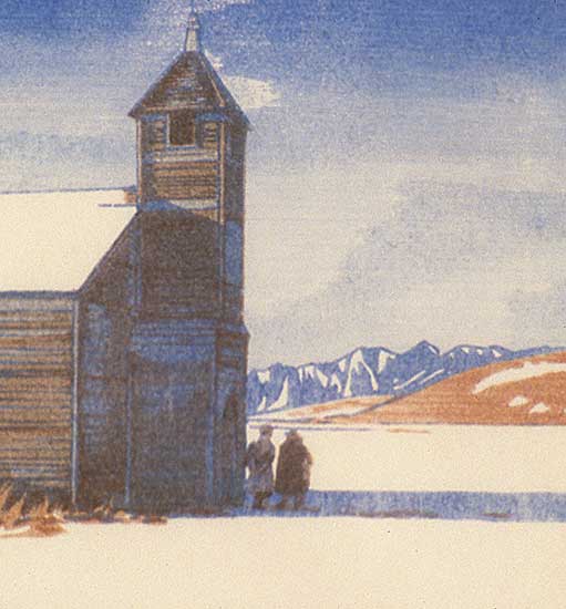 #253 ~ Phillips - Church at Morley, Alberta