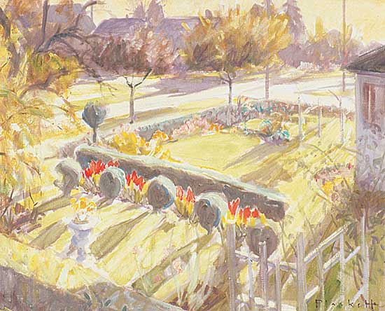 #257 ~ Plaskett - A Garden - Early Morning