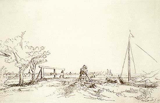 #265 ~ Rembrandt - Six's Bridge  #728/1000