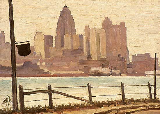 #293 ~ Taylor - Downtown Detroit, Michigan from Riverview Park, Windsor