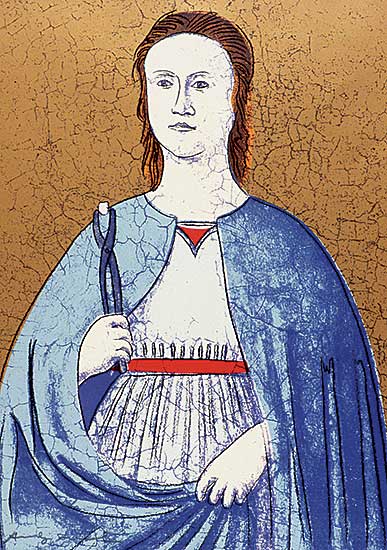 #312 ~ Warhol - Saint Apollonia  #207/250