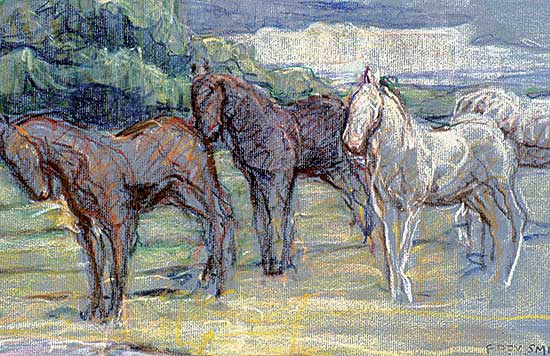 #466 ~ Pemberton-Smith - Untitled - Horses