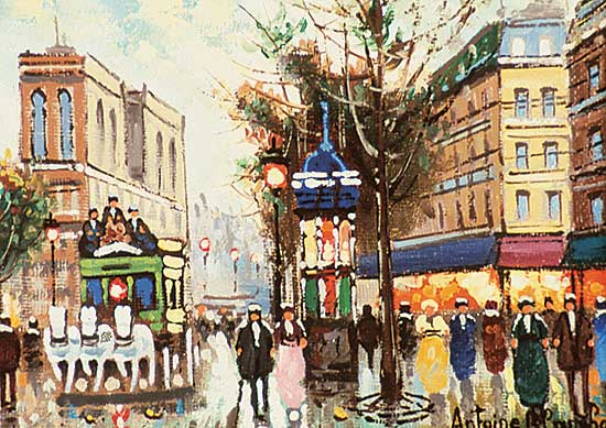 #26 ~ Blanchard - Untitled - Parisian Street Scene