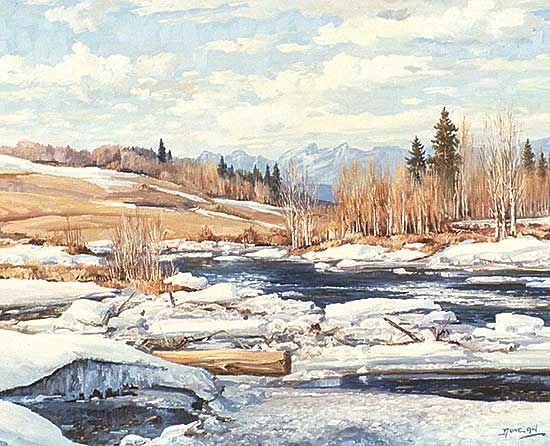 #50 ~ Crockford - Spring Break up on the Sheep River, Alberta