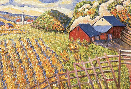 #64 ~ Eyre - Wheat Harvest, Kamouraska, Quebec