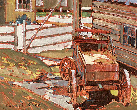 #70 ~ Genn - Red Wagon, Barkerville, B.C.