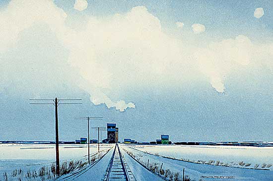 #98 ~ Hurley - Untitled - Prairie Landscape