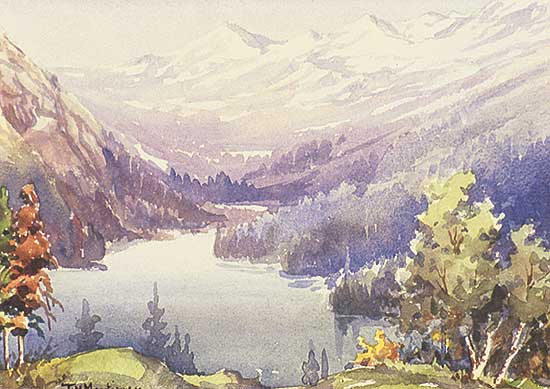 #229 ~ Mortimer - Untitled - Mountain Lake