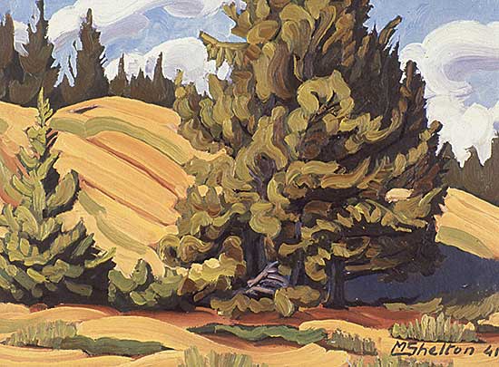 #287 ~ Shelton - Untitled - Mountain Landscape