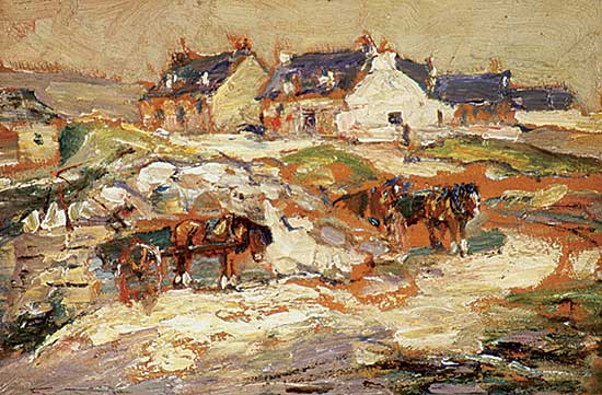 #289 ~ Smith - Untitled - Landscape with Horses