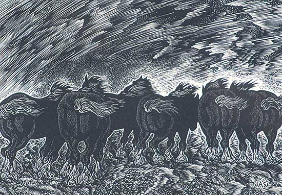 #293 ~ Smith - Horses, Wind and Dust  #36/50