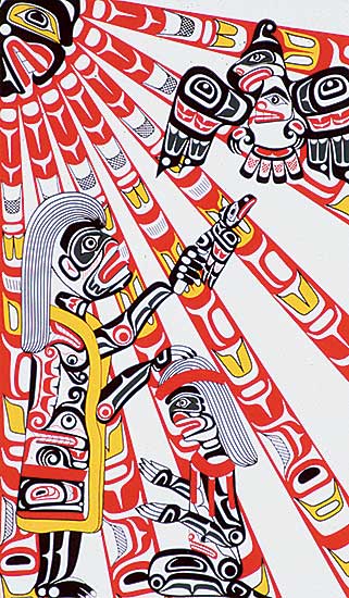 #455 ~ Hunt - Baptismal Mural  #AP