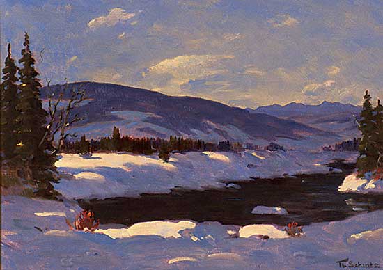 #519 ~ Schintz - Winter in the Foothills