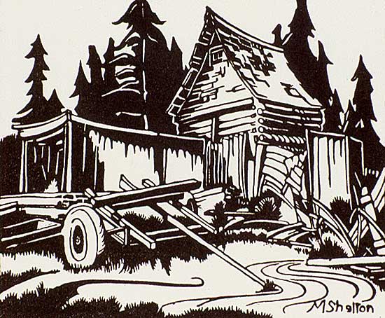 #530 ~ Shelton - Lumberyard in Banff