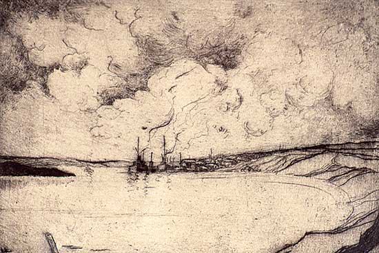 #542 ~ Wallace - The St. Lawrence at Morrisburg