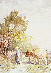 #315 ~ Walker - Cow at Gate