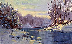 #431 ~ Gonsalves - Untitled - River in Winter