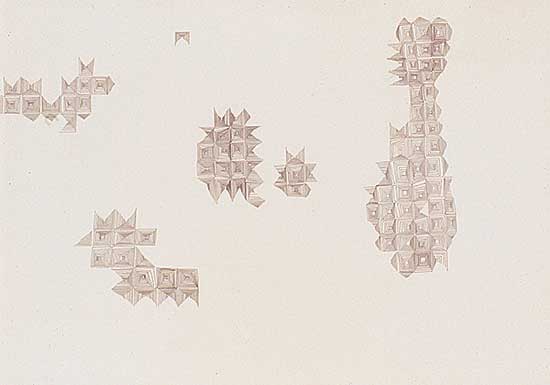 #17 ~ Bloore - Untitled - 1960 Drawing