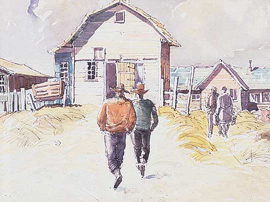 #69 ~ Glyde - Farm Buildings East of Edmonton