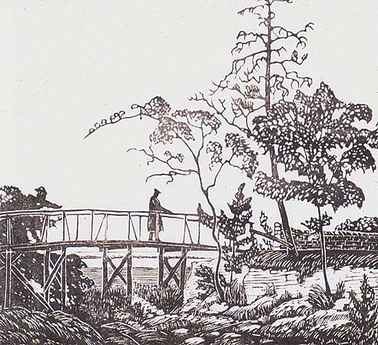 #72 ~ Godfrey - The Rustic Bridge, Hamilton  #4/100