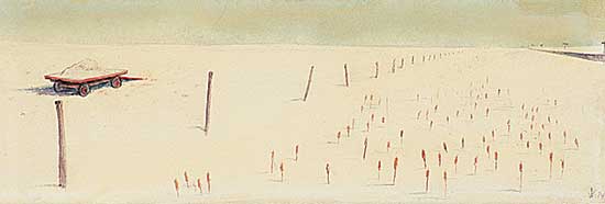 #116 ~ Kurelek - Manure and Bull Rushes in the Snow