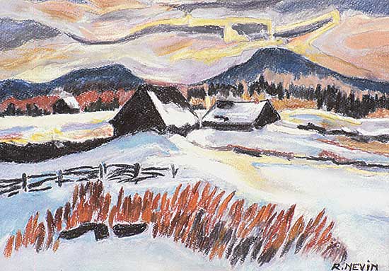 #257 ~ Nevin - Farm in Winter