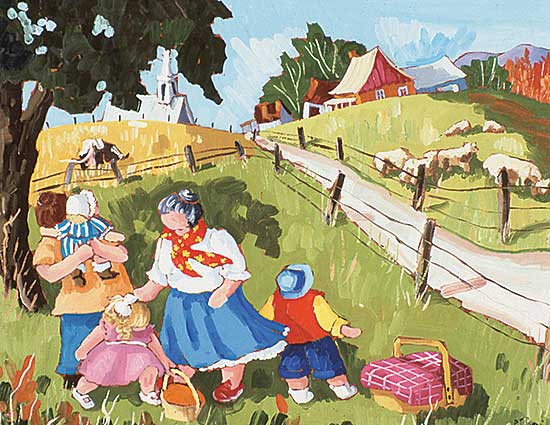 #265 ~ Paquin - Un Bel endroit Pour Pique-niquer - Nice Spot for Pic-nique