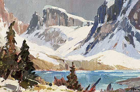 #283 ~ Plangg - Untitled - Lake Magog, Assiniboine Area