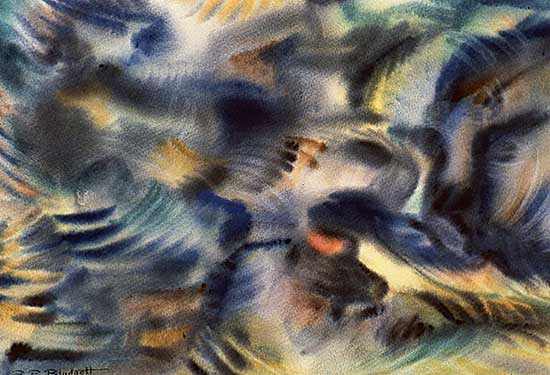 #405 ~ Blodgett - Untitled - Abstraction