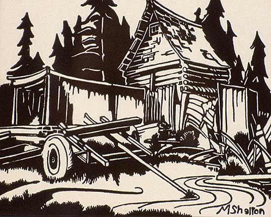 #453 ~ Shelton - Lumberyard in Banff