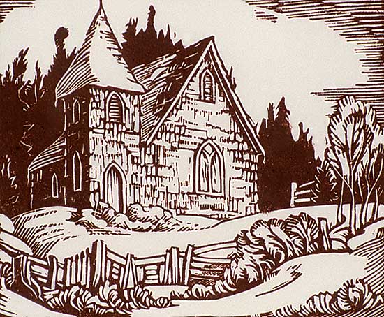 #458 ~ Shelton - Church at Monte Creek, B.C.