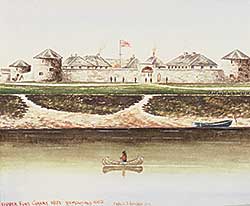#97 ~ Hutchins - Upper Fort Garry 1871, Demolished 1882